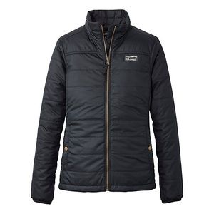 L.L.Bean Mountain Classic Winter Puffer Jacket Black Size Large Regular Mens